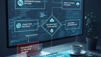 فتح اختبار الإعداد الافتراضي للنشر