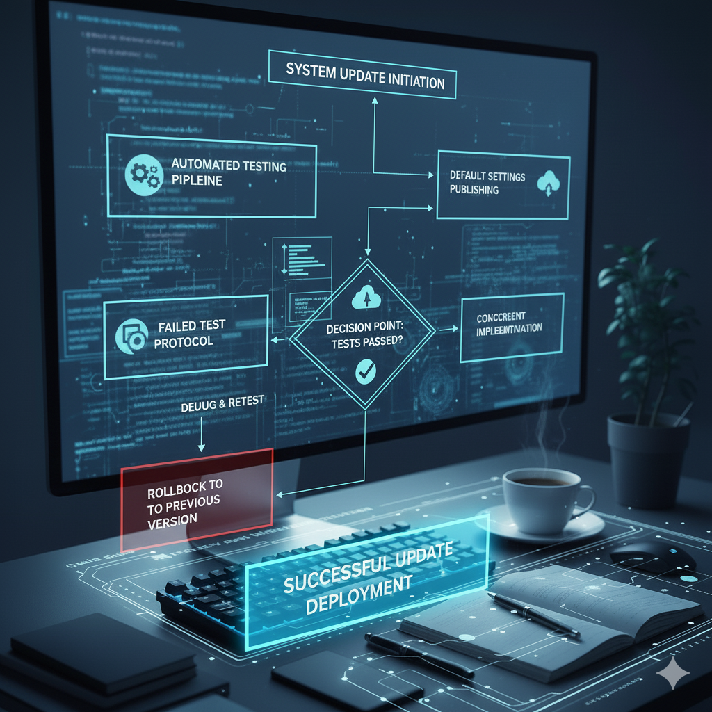 فتح اختبار الإعداد الافتراضي للنشر